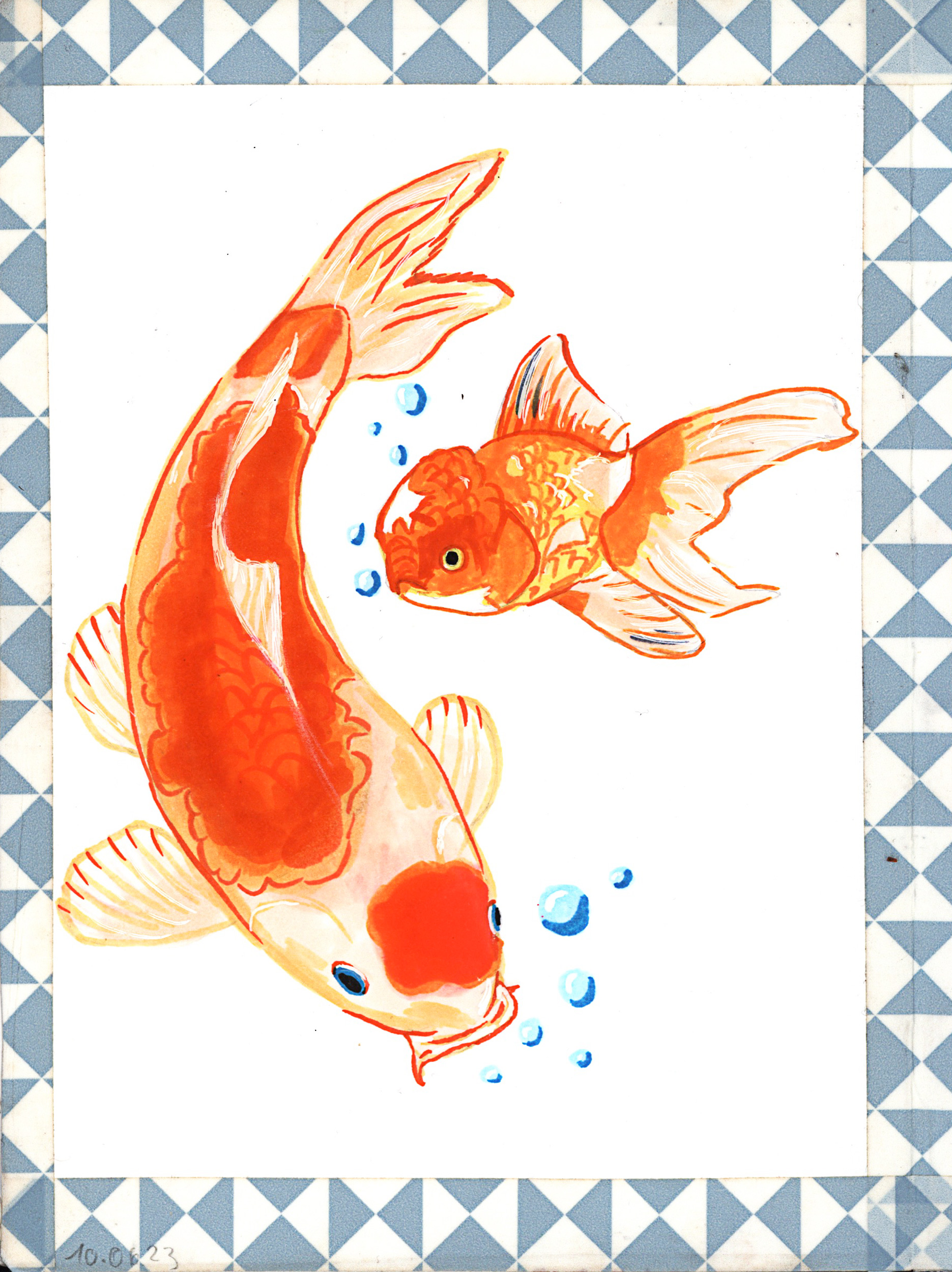 Fische mit Alkoholmarkern
