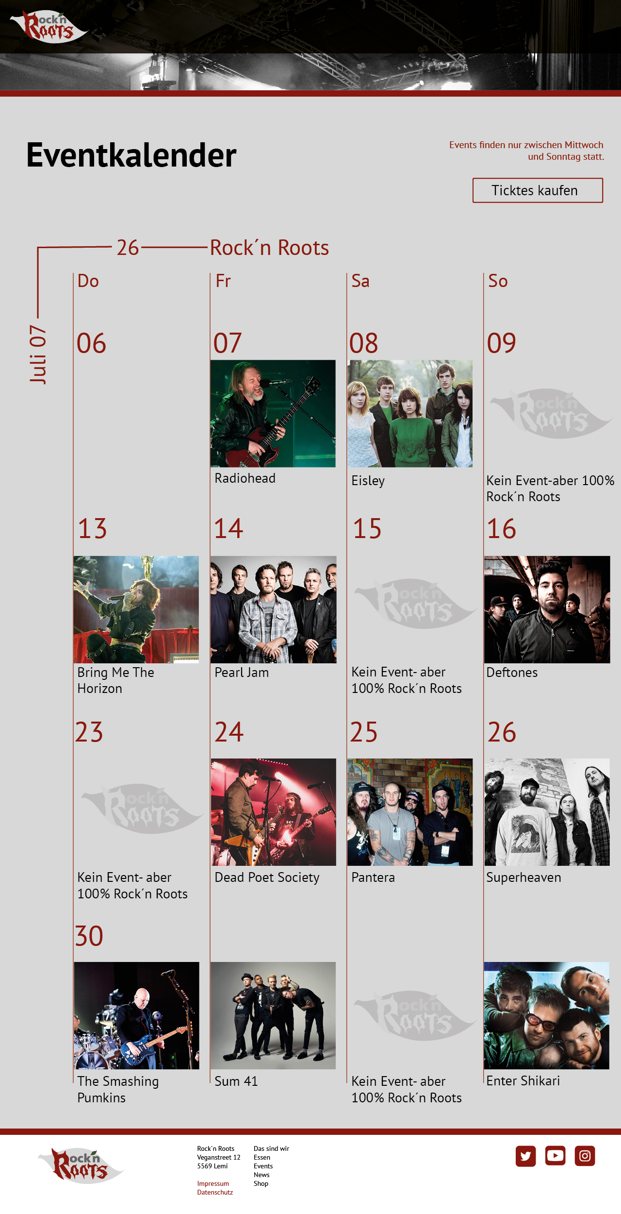 Eventkalender Mockup