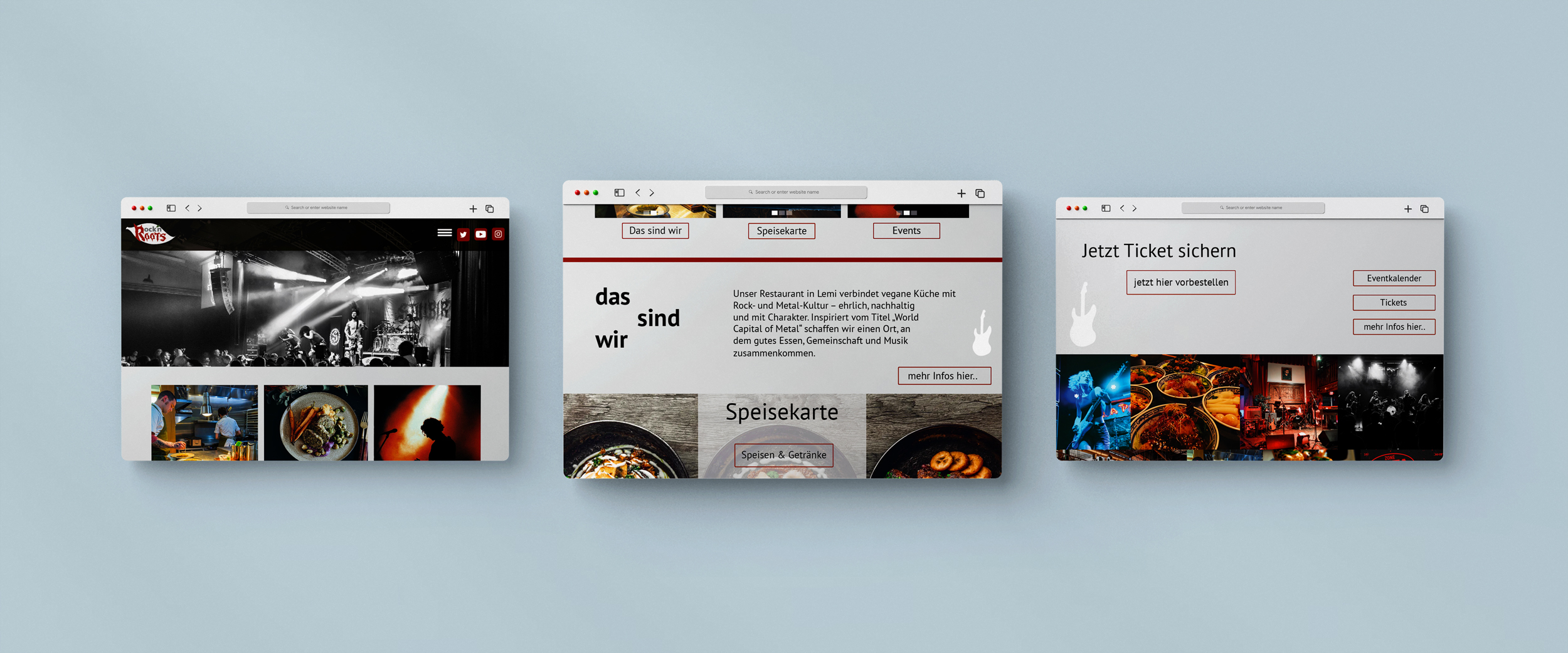 Homepage Mockup